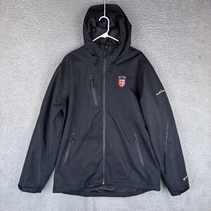 Eddie Bauer Weatheredge Plus 3 In 1 Jacket Mens XL Black Company Logo *NO LINER*